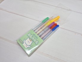 Pack 6 lapiceras gel colores 
